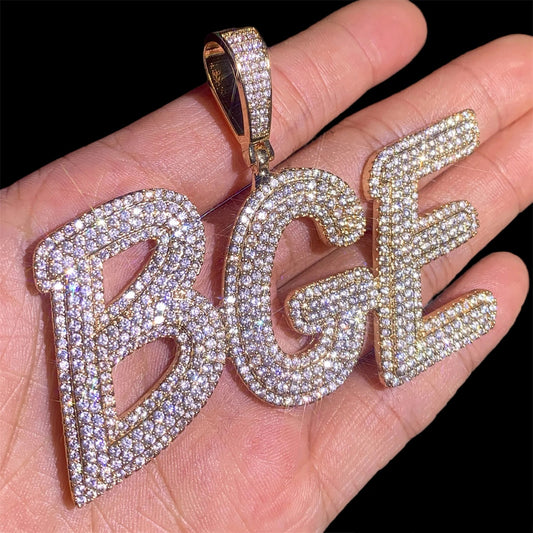 2 Layer Custom Name Pendant