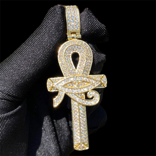 Ankh pendant with eye of horus