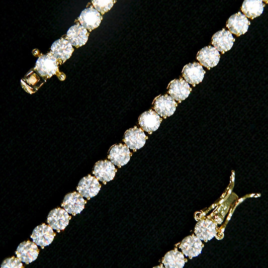 4mm Gold Plated Tennis Chain