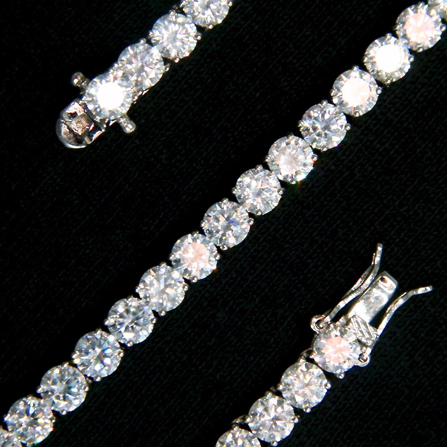 5mm White Gold Plated Tennis Chain