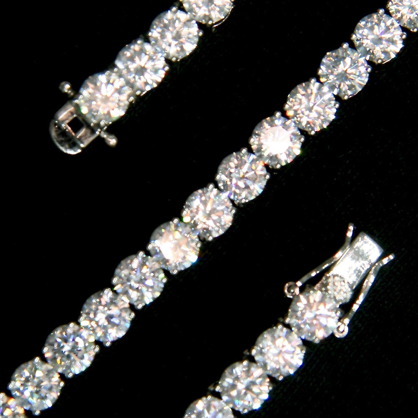 6mm White Gold Plated Tennis Chain