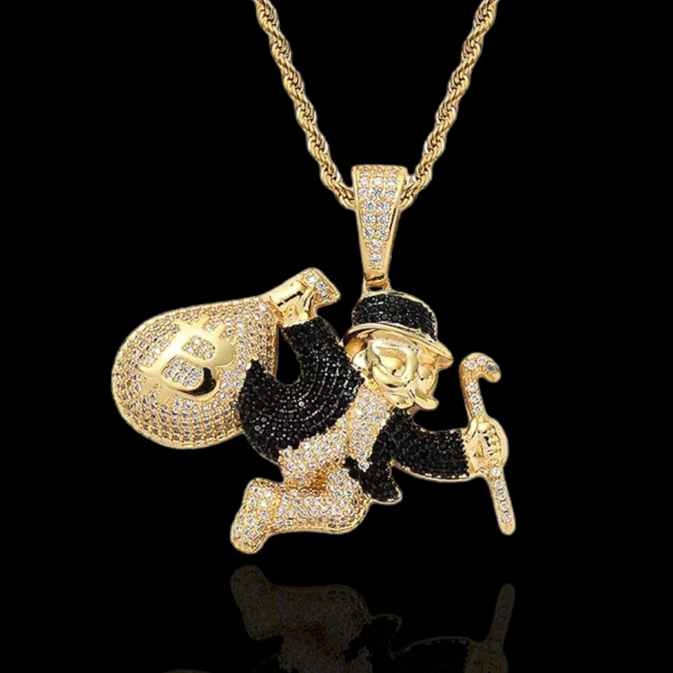 Custom Monopoly Man Pendant