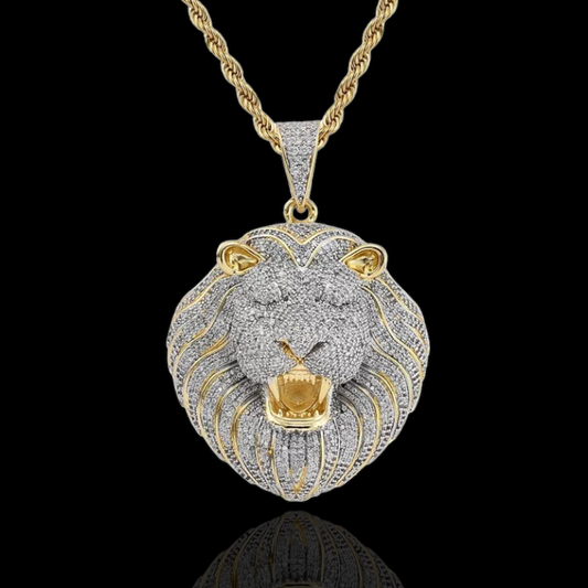 Lion head pendant