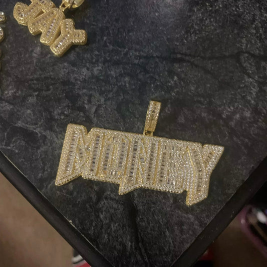 Gold Plated Money Pendant