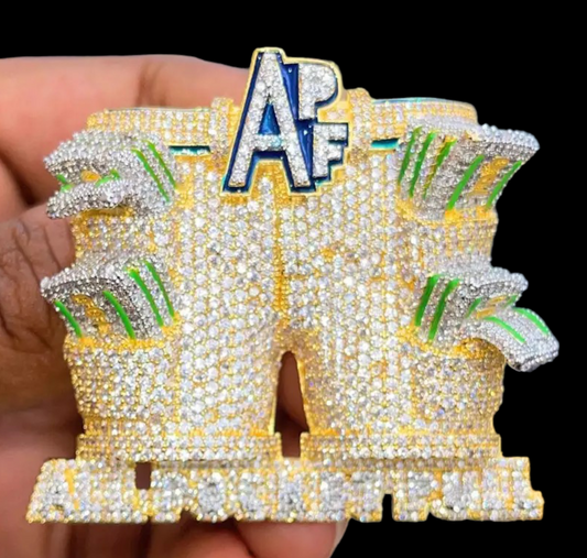 Gold Plated All Pocket Full Pendant