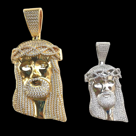 Jesus Pendant + Cuban Chain