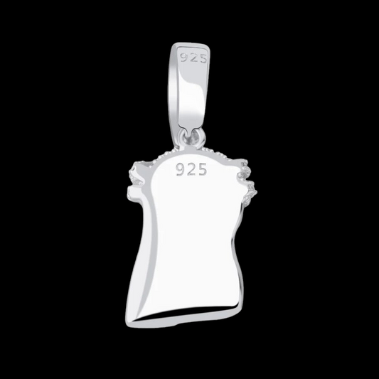 .925 Silver Micro Jesus Pendant