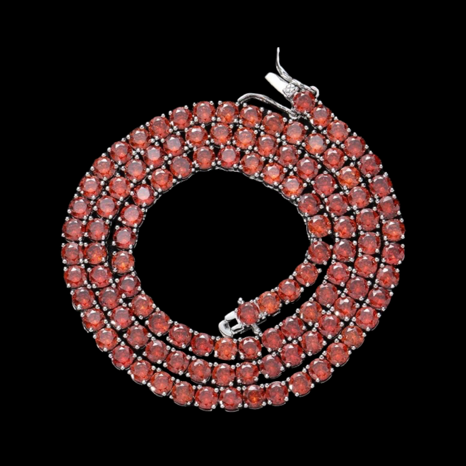 4mm Ruby Tennis Chain