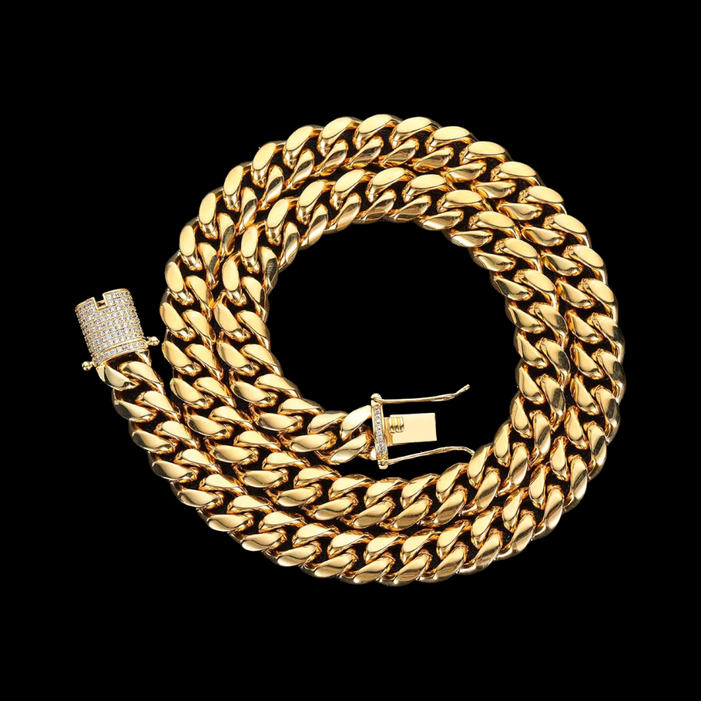 Drippy orange face jesus pendant