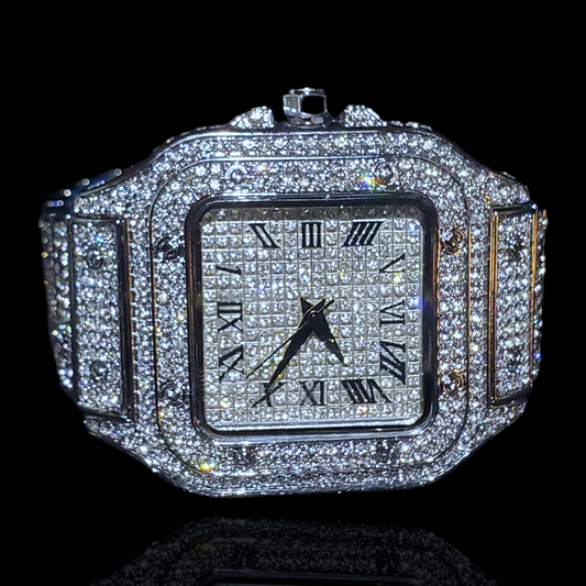 King Square 40mm – Fully Iced Watch