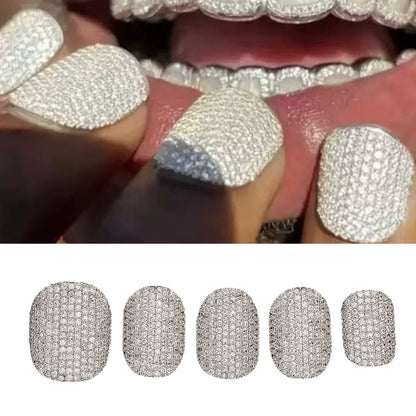 Premium Iced Nail Grillz Set
