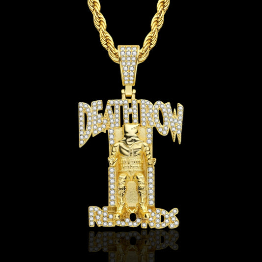 Death Row Moissanite Pendant