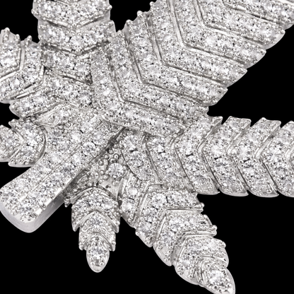Premium Iced Out Cannabis Leaf Pendant