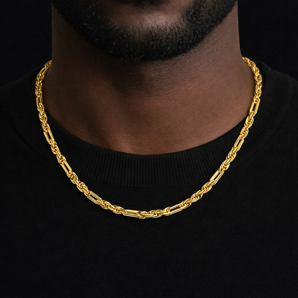 5mm Gold Plated Milano Ketting