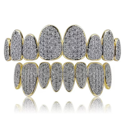 8/8 Rounded Pavé ICED Grillz 