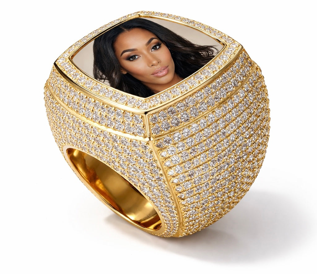 Bague Photo Personnalisée