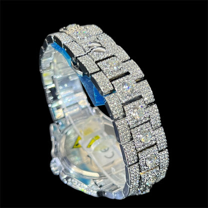 Sunburst Date 45mm – Fully Iced Watch