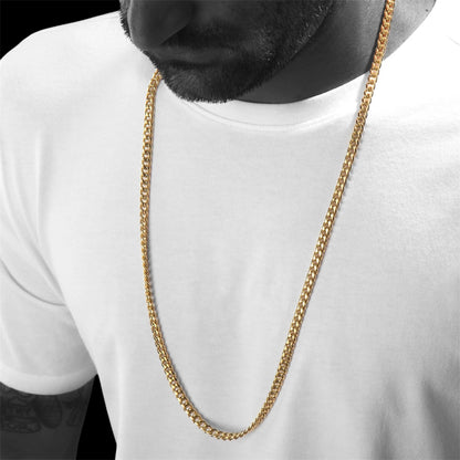 6mm Gold Plated Miami Cuban Ketting