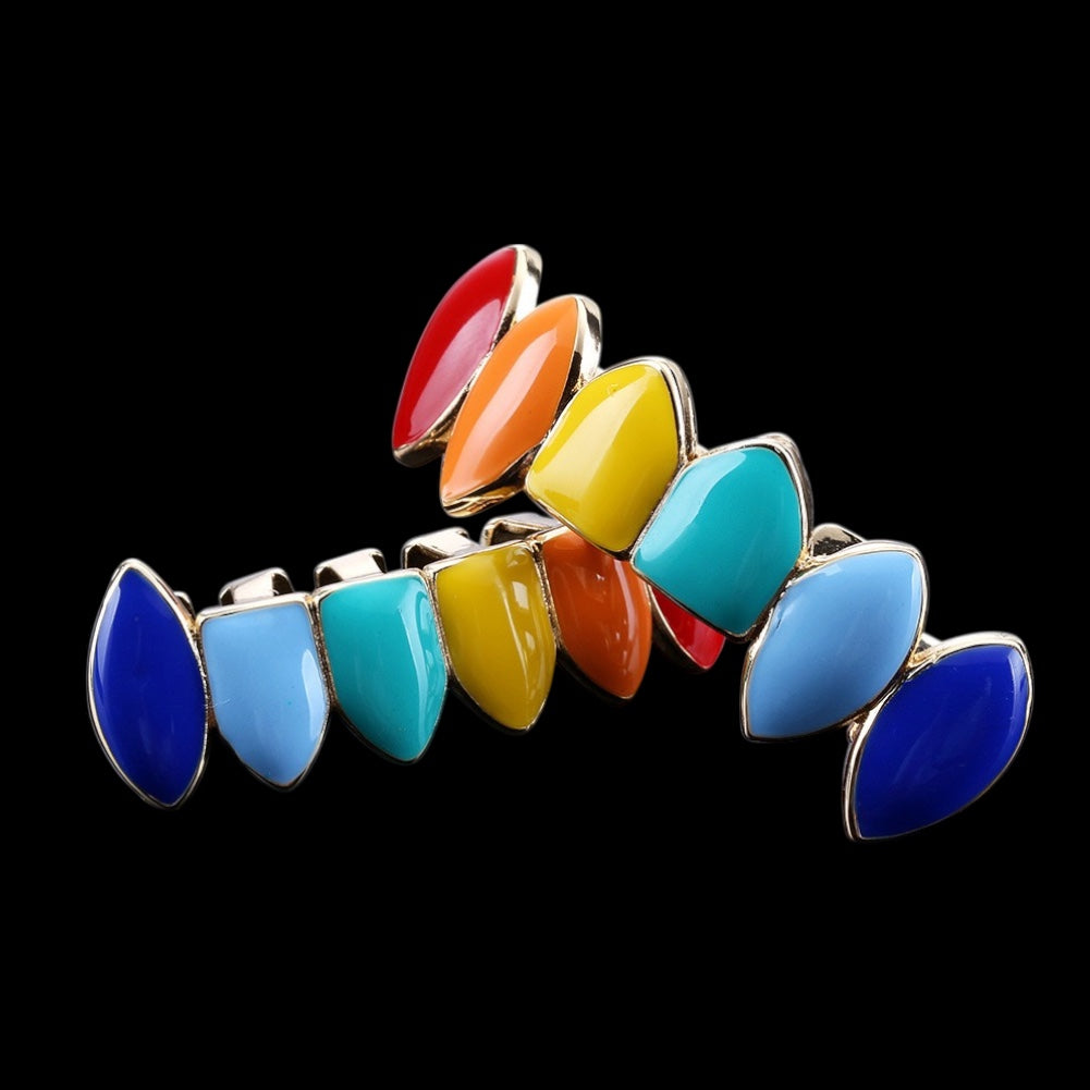 Tekashi69 Ensemble de grillz aux couleurs arc-en-ciel