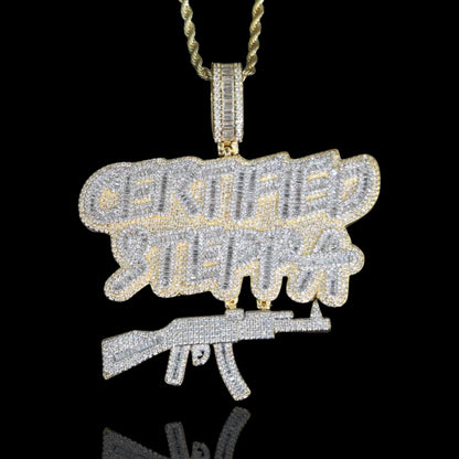 Iced Out “Certified Steppa” Pendant