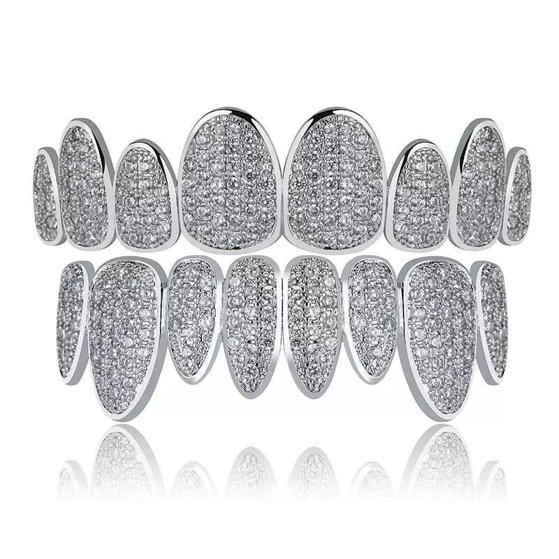 8/8 Rounded Pavé ICED Grillz 