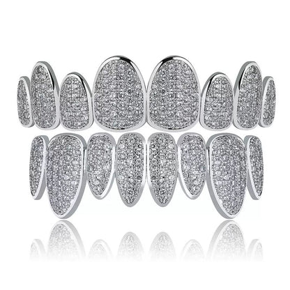 8/8 Rounded Pavé ICED Grillz 