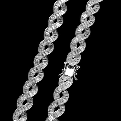 10mm Helix Baguette Chain