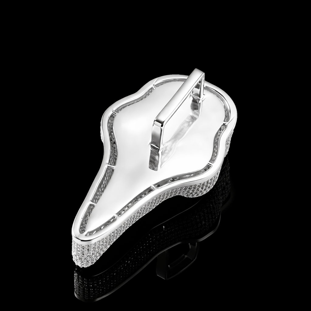 Scream Face Baguette Pendant 