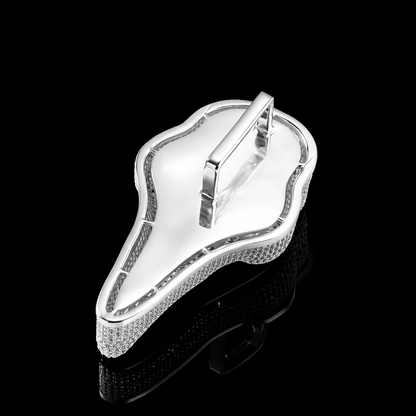 Scream Face Baguette Pendant 