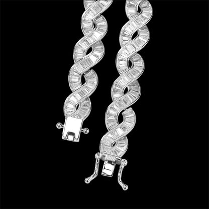 10mm Helix Baguette Chain