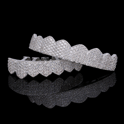 8/8 Premium Iced Out Grillz Ensemble