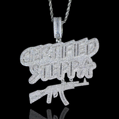 Iced Out “Certified Steppa” Pendant