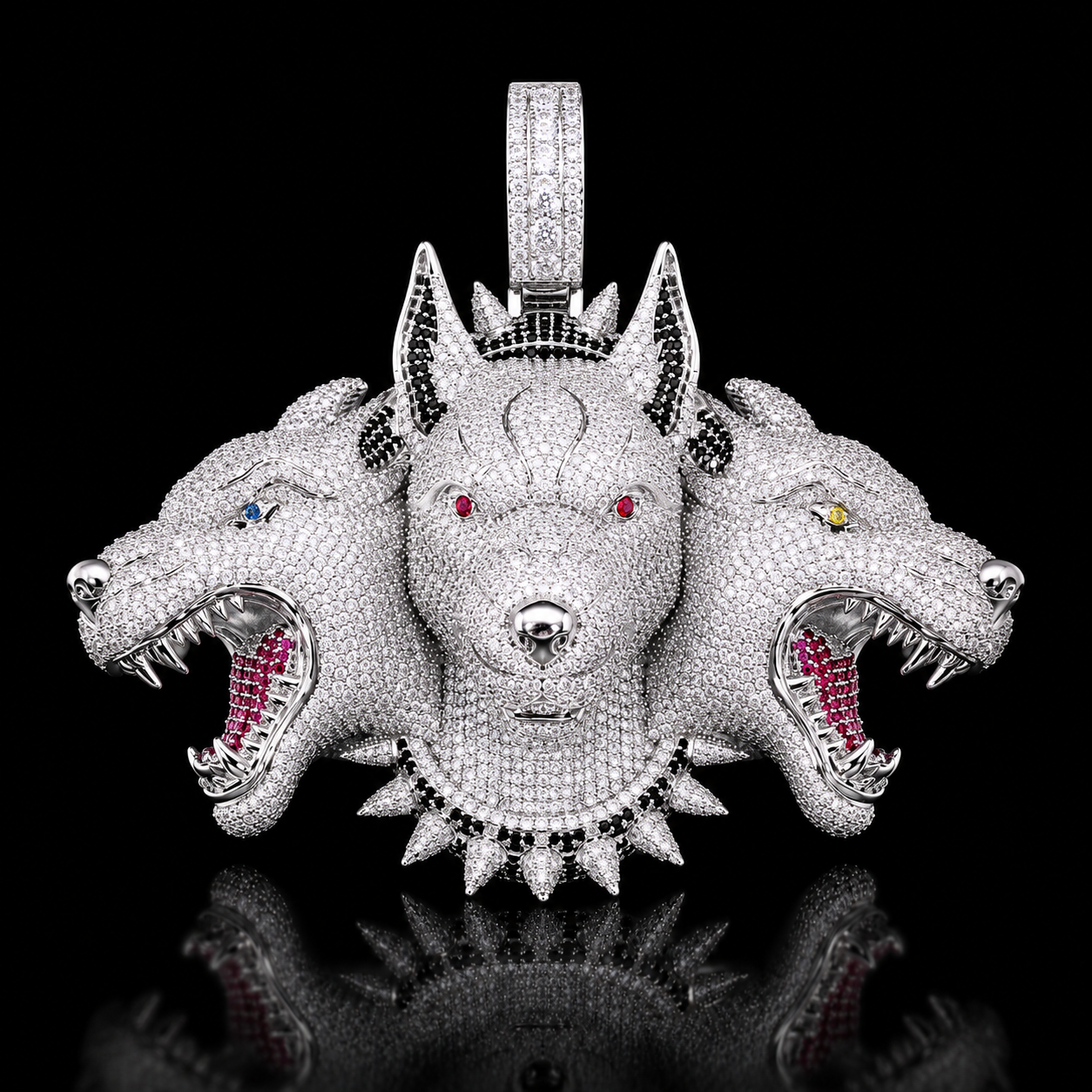 Cerberus Dog Pendant