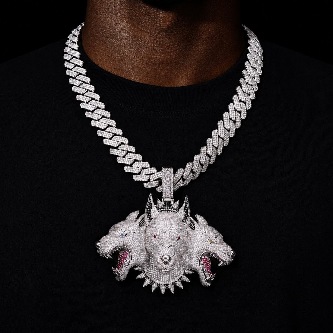 Cerberus Dog Pendant