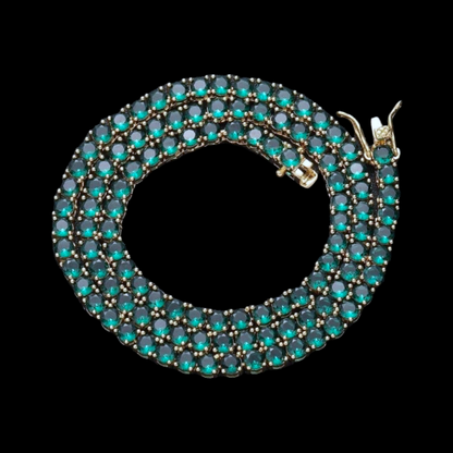 Vert émeraude | Collier Tennis